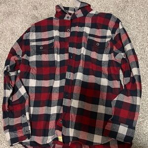 Jachs Red and Black Checkered Shirt